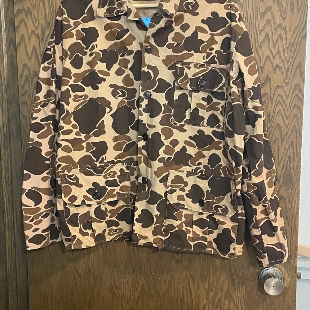 Vintage Duck Bay camo button-up Jacket‎